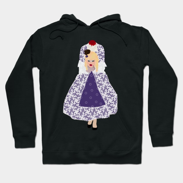 Maddy Morphosis Drag Queen Hoodie by rachaelthegreat